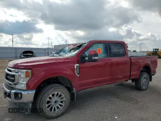 2022 Ford F-250 XL with VIN 1FT7W2B63NED86675, listed as a Copart auction lot 58701495 with 6,165 mi miles and Salvage title. Bid and sale history available at DreamBid. Image 1.
