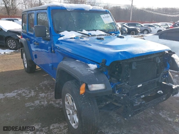 2021 Jeep Wrangler Unlimited Sport S with VIN 1C4HJXDN6MW775307, listed as a IAAI auction lot 41355806 with NaN miles. Bid and sale history available at carsss.com. Image 19.