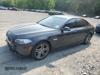 2014 BMW 5 Series 535i xDrive z VIN WBA5B3C51ED530449, wystawiony jako Copart lot #59474355 z przebiegiem 158 117 mil mil oraz Szkoda całkowita • Salvage title. Historia ofert i sprzedaży dostępna na DreamBid. Obrazek 1.