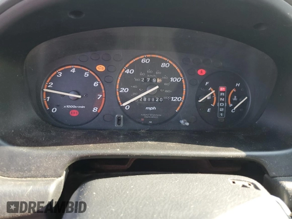 2000 Honda CR-V EX with VIN JHLRD1866YC055933, listed as a Copart auction lot 67120524 with 281,120 mi miles and Salvage Title. Bid and sale history available at carsss.com. Image 9.