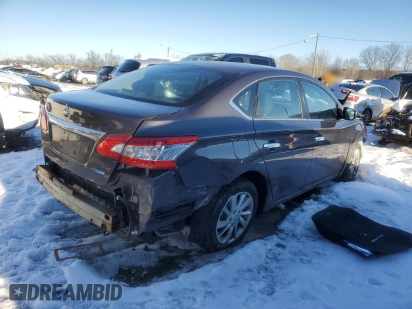 2013 Nissan Sentra S with VIN 3N1AB7AP1DL639521, listed as a Copart auction lot 41468625 with 127,997 mi miles and Non Repairable. Bid and sale history available at DreamBid. Image 3.