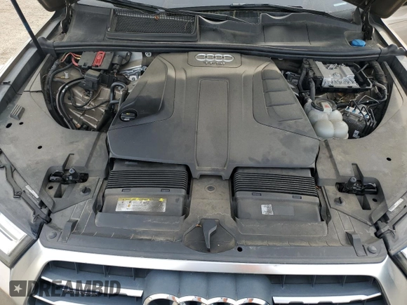 2018 Audi Q7 Premium with VIN WA1AHAF70JD025685, listed as a Copart auction lot 54544195 with 63,801 mi miles and Salvage title. Bid and sale history available at DreamBid. Image 12.