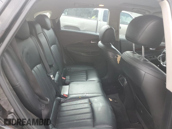 2010 Infiniti EX with VIN JN1AJ0HP1AM700027, listed as a Copart auction lot 61242935 with 204,033 mi miles and Salvage title. Bid and sale history available at DreamBid. Image 10.