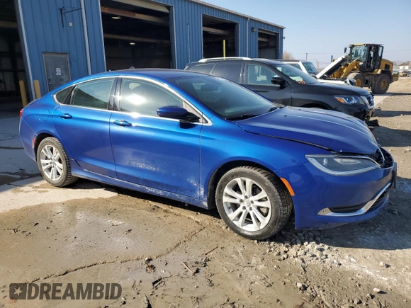 2016 Chrysler 200 Limited with VIN 1C3CCCAB7GN104816, listed as a Copart auction lot 49216285 with 121,403 mi miles and Salvage Title. Bid and sale history available at carsss.com. Image 4.