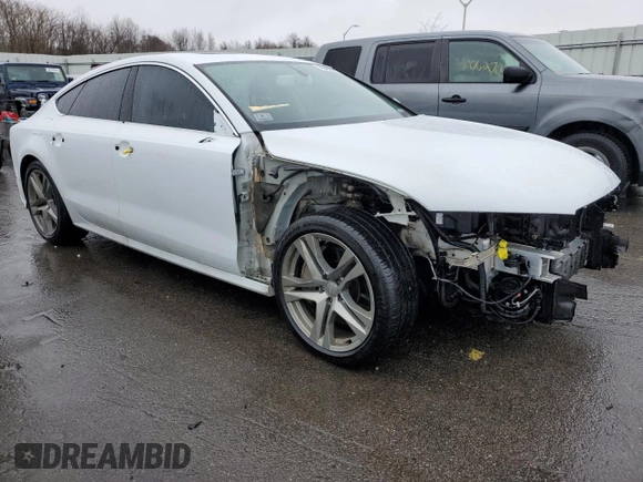 2017 Audi A7 Premium Plus with VIN WAUW2AFC1HN086300, listed as a Copart auction lot 39493014 with 116,023 mi miles and Non Repairable. Bid and sale history available at carsss.com. Image 4.