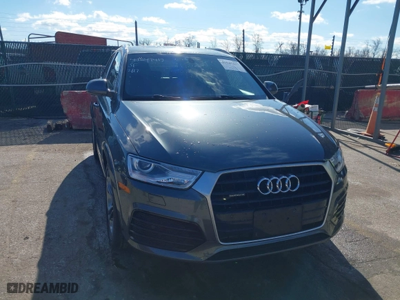 2018 Audi Q3 Premium with VIN WA1ECCFS0JR028296, listed as a IAAI auction lot 41547417 with 75,798 mi miles. Bid and sale history available at carsss.com. Image 12.
