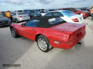 1986 Chevrolet Corvette with VIN 1G1YY6782G5905355, listed as a Copart auction lot 76673324 with 45,123 mi miles and Salvage Title. Bid and sale history available at carsss.com. Image 2.