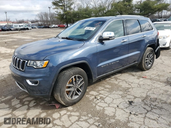2021 Jeep Grand Cherokee 80th Anniversary with VIN 1C4RJFBG1MC817208, listed as a Copart auction lot 44196775 with 25,362 mi miles and Salvage Title. Bid and sale history available at DreamBid. Image 1.