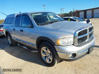 2005 Dodge Ram 1500 SLT with VIN 1D7HA18D95J590171, listed as a IAAI auction lot 41605381 with 164,010 mi miles. Bid and sale history available at carsss.com. Image 1.