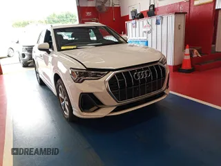 2023 Audi Q3 S line Premium with VIN WA1DECF35P1112491, listed as a IAAI auction lot 42751171 with 42,551 mi miles and . Bid and sale history available at DreamBid. Image 1.