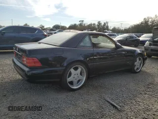 2000 Mercedes-Benz SL-Class with VIN WDBFA68FXYF190187, listed as a Copart auction lot 81103834 with 0 mi miles and Salvage Title. Bid and sale history available at carsss.com. Image 3.