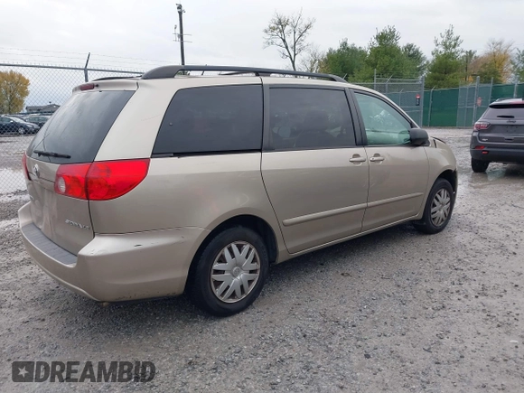 2008 Toyota Sienna CE with VIN 5TDZK23C88S174779, listed as a IAAI auction lot 40888229 with 180,865 mi miles. Bid and sale history available at carsss.com. Image 4.