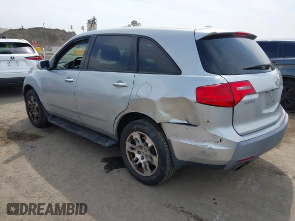 2009 Acura MDX Tech Pkg with VIN 2HNYD28649H519230, listed as a IAAI auction lot 42041236 with 122,975 mi miles. Bid and sale history available at carsss.com. Image 3.