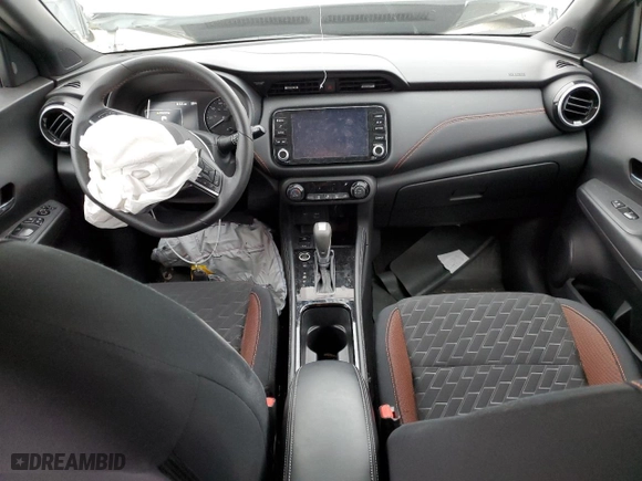 2024 Nissan Kicks SR with VIN 3N1CP5DV6RL478356, listed as a Copart auction lot 88971185 with 19,720 mi miles and Salvage Title. Bid and sale history available at carsss.com. Image 8.