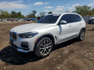 2019 BMW X5 xDrive40i with VIN 5UXCR6C57KLL21627, listed as a Copart auction lot 55680515 with 55,981 mi miles and Salvage title. Bid and sale history available at DreamBid. Image 1.