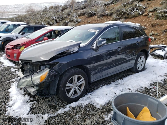 2013 Acura RDX with VIN 5J8TB3H3XDL000469, listed as a Copart auction lot 51023105 with 0 mi miles and Salvage Title. Bid and sale history available at carsss.com. Image 1.