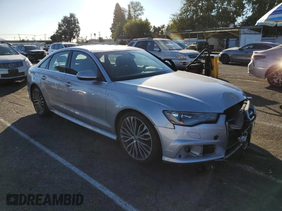 2017 Audi A6 Premium Plus with VIN WAUG8AFC4HN043024, listed as a Copart auction lot 78255264 with 101,265 mi miles and Salvage title. Bid and sale history available at DreamBid. Image 4.