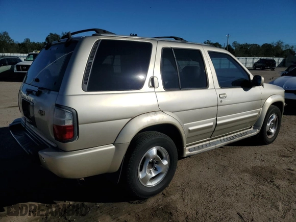 2000 Infiniti QX4 z VIN JNRAR07Y4YW085424, wystawiony jako Copart lot #81091324 z przebiegiem 202 157 mil mil oraz Szkoda całkowita • Salvage title. Historia ofert i sprzedaży dostępna na DreamBid. Obrazek 3.