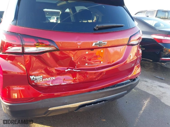 2022 Chevrolet Equinox LT with VIN 3GNAXKEV7NL163293, listed as a IAAI auction lot 41156115 with 26,171 mi miles. Bid and sale history available at carsss.com. Image 18.