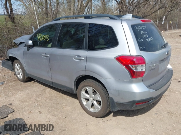 2016 Subaru Forester 2.5i Premium with VIN JF2SJADC8GH408467, listed as a IAAI auction lot 41910013 with 172,050 mi miles. Bid and sale history available at carsss.com. Image 3.
