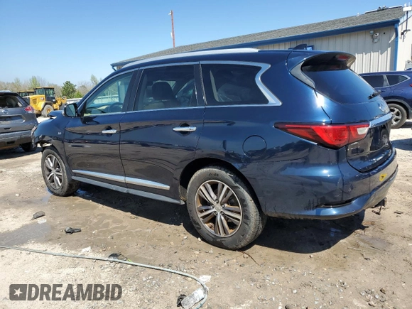2017 Infiniti QX60 with VIN 5N1DL0MM9HC526851, listed as a Copart auction lot 49279855 with 121,808 mi miles and Salvage Title. Bid and sale history available at carsss.com. Image 2.