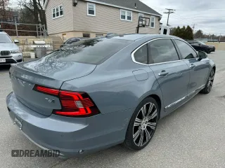 2021 Volvo S90 Inscription with VIN LVYA22ML6MP196577, listed as a Copart auction lot 45807534 with 52,763 mi miles. Bid and sale history available at carsss.com. Image 3.
