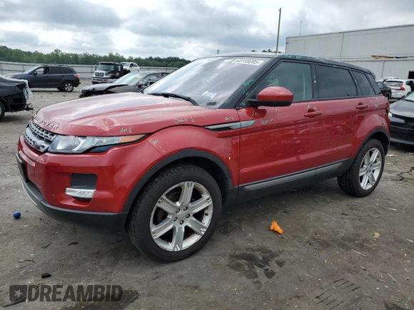 2015 Land Rover Range Rover Evoque Pure Plus with VIN SALVP2BG2FH076541, listed as a Copart auction lot 63159285 with 37,033 mi miles and Salvage title. Bid and sale history available at DreamBid. Image 1.