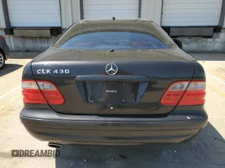2001 Mercedes-Benz CLK 320/430 z VIN WDBLJ70GX1F171822, wystawiony jako Copart lot #57683415 z przebiegiem 152 154 mil mil oraz Szkoda całkowita • Salvage title. Historia ofert i sprzedaży dostępna na DreamBid. Obrazek 6.