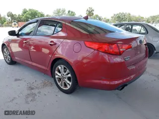 2011 Kia Optima EX with VIN KNAGN4A75B5185281, listed as a IAAI auction lot 41955141 with 191,102 mi miles. Bid and sale history available at carsss.com. Image 3.