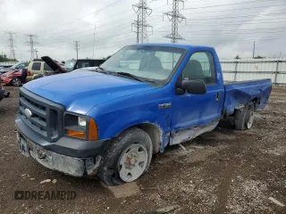 2006 Ford Super Duty F-250 XL with VIN 1FTNF205X6EA14897, listed as a Copart auction lot 64223424 with 0 mi miles and Salvage Title. Bid and sale history available at carsss.com. Image 1.