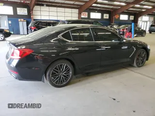 2019 Genesis G70 3.3T Advanced with VIN KMTG74LE6KU013986, listed as a Copart auction lot 55464795 with 110,519 mi miles and Clean Title. Bid and sale history available at carsss.com. Image 3.