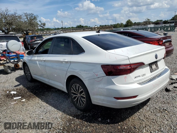 2021 Volkswagen Jetta S with VIN 3VWC57BUXMM086019, listed as a Copart auction lot 61213615 with 75,009 mi miles and Salvage title. Bid and sale history available at DreamBid. Image 2.