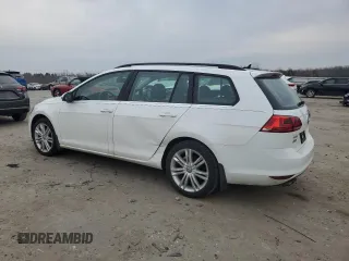 2015 Volkswagen Golf SportWagen TDI S with VIN 3VWCA7AU5FM511078, listed as a Copart auction lot 44498405 with 51,282 mi miles and Salvage Title. Bid and sale history available at carsss.com. Image 2.