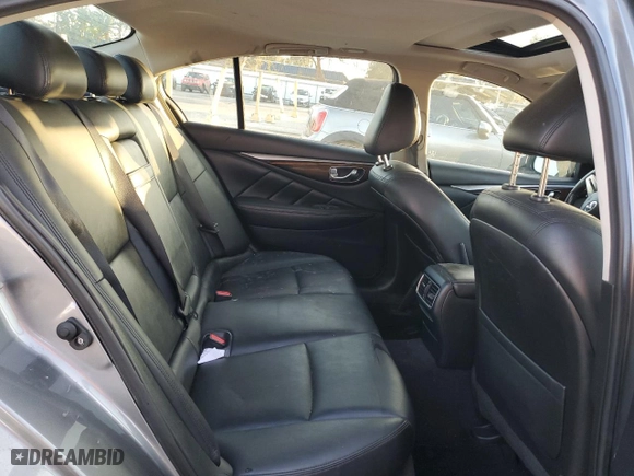 2018 Infiniti Q50 2.0t LUXE with VIN JN1CV7AP8JM240154, listed as a Copart auction lot 43212665 with NaN miles and Salvage Title. Bid and sale history available at carsss.com. Image 10.