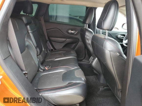 2015 Jeep Cherokee Trailhawk with VIN 1C4PJMBSXFW757382, listed as a Copart auction lot 53566885 with 139,972 mi miles and Clean Title. Bid and sale history available at carsss.com. Image 10.