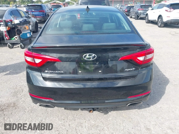 2017 Hyundai Sonata Sport with VIN 5NPE34AF0HH529891, listed as a IAAI auction lot 41607852 with 65,235 mi miles. Bid and sale history available at carsss.com. Image 16.