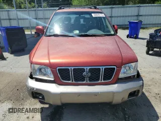 2002 Subaru Forester S with VIN JF1SF65522H736740, listed as a Copart auction lot 60640175 with 318,267 mi miles and Salvage title. Bid and sale history available at DreamBid. Image 5.