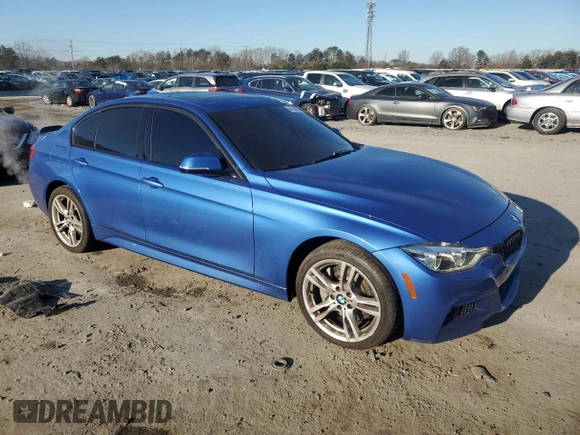 2017 BMW 3 Series 340i xDrive with VIN WBA8B7C50HK703916, listed as a Copart auction lot 44768225 with 34,508 mi miles and Salvage Title. Bid and sale history available at carsss.com. Image 4.