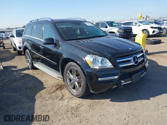2012 Mercedes-Benz GL 450 with VIN 4JGBF7BE8CA764780, listed as a IAAI auction lot 41830382 with 131,498 mi miles and . Bid and sale history available at DreamBid. Image 1.