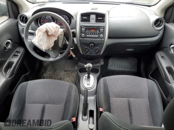 2017 Nissan Versa SV with VIN 3N1CN7AP8HL827085, listed as a Copart auction lot 58347065 with 65,606 mi miles and Salvage title. Bid and sale history available at DreamBid. Image 8.