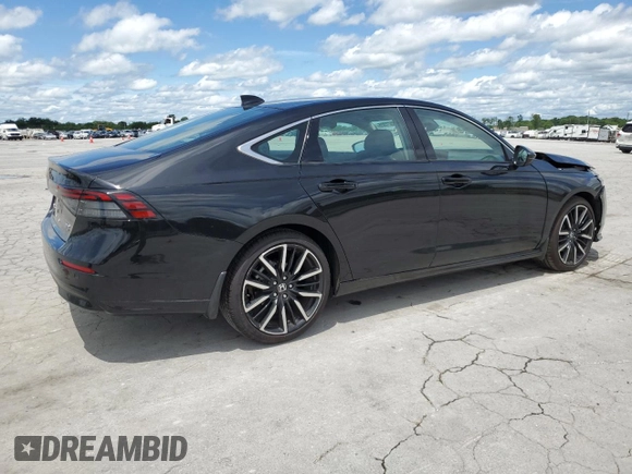 2024 Honda Accord Touring with VIN 1HGCY2F81RA052311, listed as a Copart auction lot 56521325 with 9,151 mi miles and Salvage title. Bid and sale history available at DreamBid. Image 3.