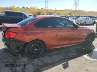2018 BMW 2 Series M240i with VIN WBA2J5C57JVC07127, listed as a Copart auction lot 76994584 with 51,297 mi miles and Salvage title. Bid and sale history available at DreamBid. Image 3.