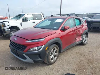 2023 Hyundai Kona SEL with VIN KM8K6CAB1PU061462, listed as a IAAI auction lot 41549269 with 32,599 mi miles. Bid and sale history available at carsss.com. Image 2.