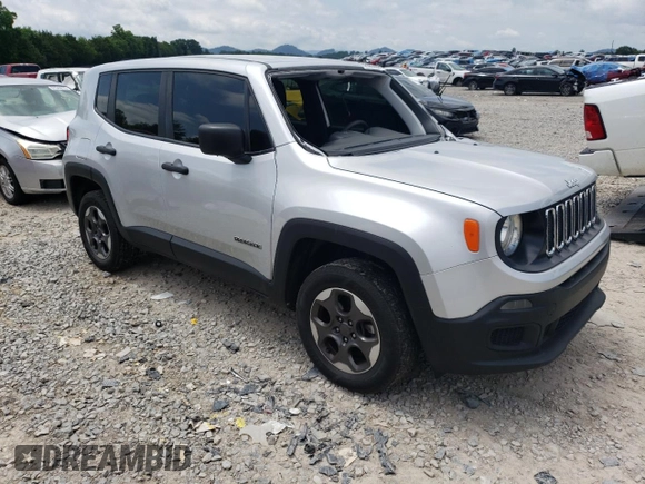 2018 Jeep Renegade Sport with VIN ZACCJBABXJPJ42855, listed as a Copart auction lot 61055385 with 121,046 mi miles and Clean title. Bid and sale history available at DreamBid. Image 4.