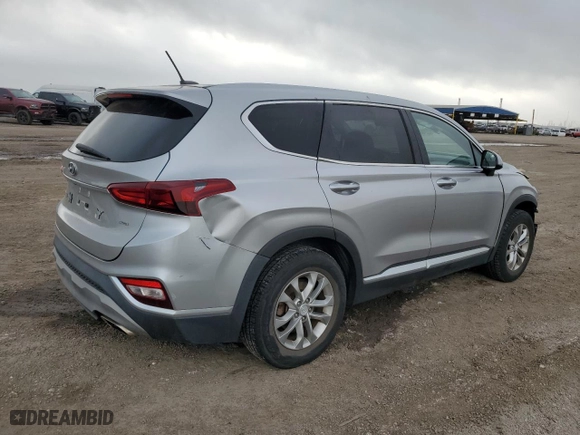 2020 Hyundai Santa Fe SE with VIN 5NMS2CAD5LH215061, listed as a Copart auction lot 51583185 with 56,255 mi miles and Salvage Title. Bid and sale history available at carsss.com. Image 3.