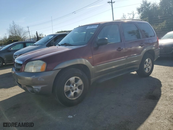 2003 Mazda Tribute ES with VIN 4F2CZ06113KM29983, listed as a Copart auction lot 44841925 with 124,216 mi miles and Clean Title. Bid and sale history available at carsss.com. Image 1.