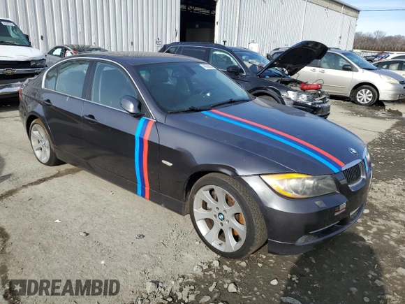 2008 BMW 3 Series 335xi with VIN WBAVD53568A285840, listed as a Copart auction lot 44338085 with 173,039 mi miles and Clean Title. Bid and sale history available at carsss.com. Image 4.