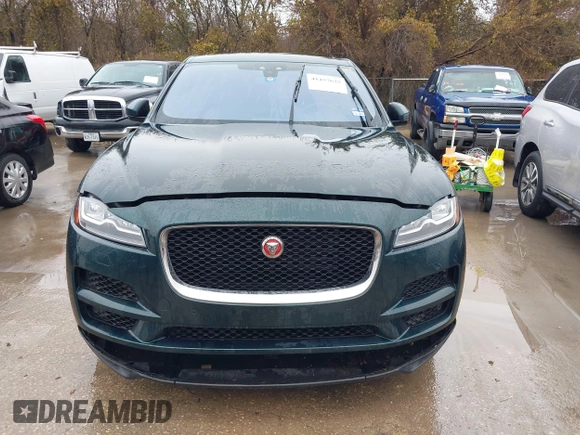 2017 Jaguar F-PACE 20d Prestige with VIN SADCK2BN4HA490089, listed as a IAAI auction lot 41457625 with 81,503 mi miles. Bid and sale history available at carsss.com. Image 12.