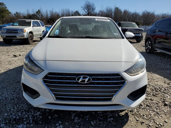 2021 Hyundai Accent SE with VIN 3KPC24A61ME128598, listed as a Copart auction lot 46658765 with 117,032 mi miles and Salvage Title. Bid and sale history available at carsss.com. Image 5.