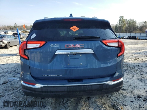2024 GMC Terrain SLT с VIN 3GKALPEGXRL122539, выставлен на аукционе Copart как лот 44029145 с пробегом 21 518 миль миль и Списание • Salvage title. История ставок и продаж доступна на DreamBid. Изображение 6.